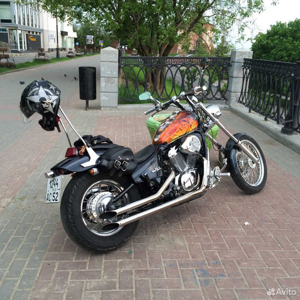 Honda vlx 400 steed custom #6