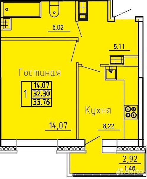 Купить Студию Левый Берег Воронеж