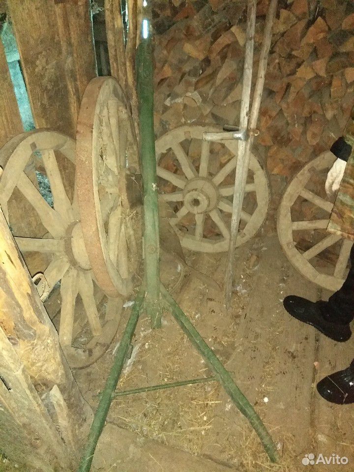 Деревянные колёса, плуг купить на Зозу.ру - фотография № 3