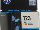 Оригинальный картридж HP 123color объявление продам