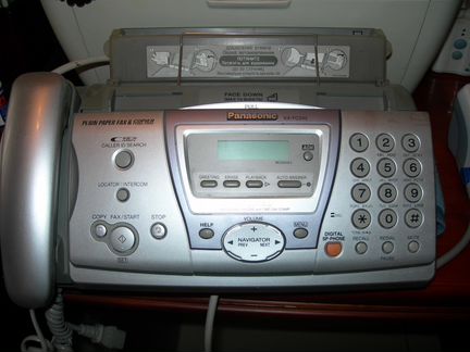 Телефон-факс panasonic KX-FC243