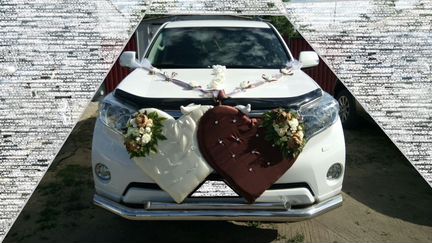 Украшение авто на свадьбу, набор для фото сессии