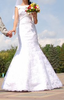 Свадебное платье на высокую девушку