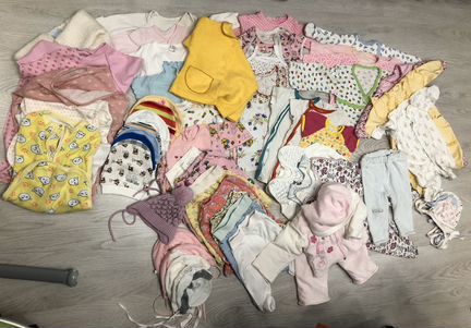 Детская одежда для девочки - пакетом более 100 вещ