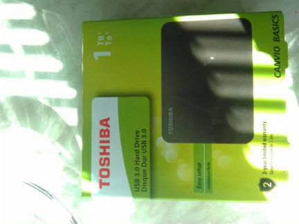 1 тб Внешний HDD Toshiba