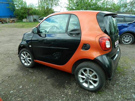 Smart Fortwo 1.0 AMT, 2016, битый, 53 134 км
