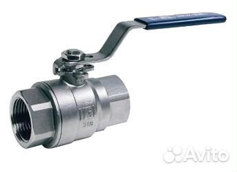 Кран шаровой нержавеющий муфтовый ду-20 (3/4) ру-1