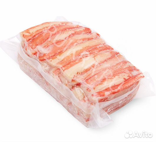 Крабовое мясо, Опилио без панциря 1кг в вакууме