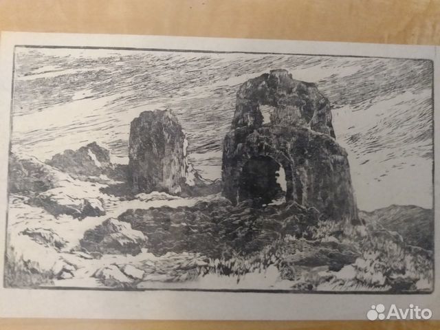 Картина Эстамп Гравюра Офорт