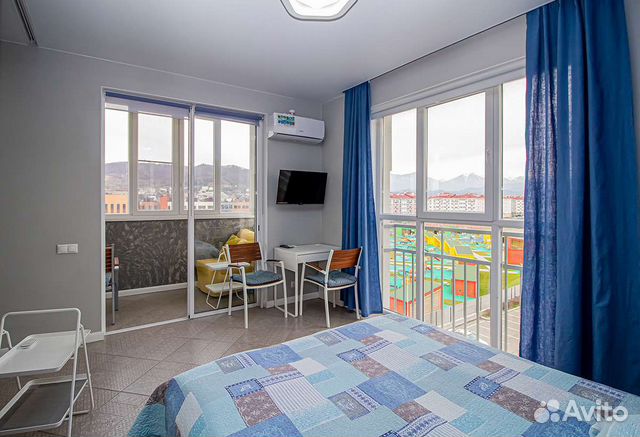 

1-к. квартира, 40 м², 3 кровати