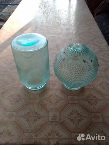 Плафоны стеклянные советские