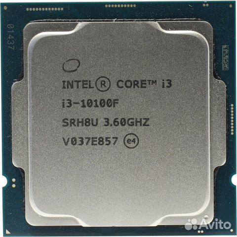 Процессор Intel Core i3 10100f