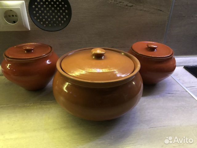 Горшок для запекания 2л и 800мл