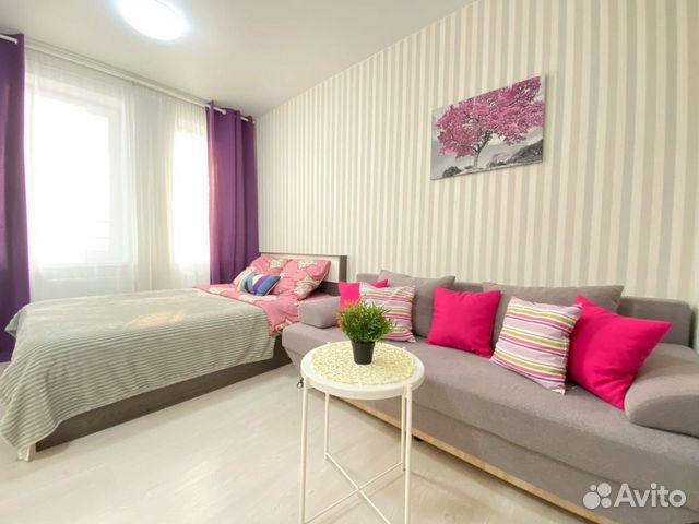 

Квартира-студия, 27 м², 2 кровати