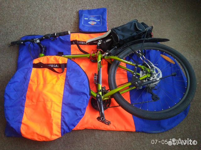 Чехол для велосипеда. Велочехол туристический