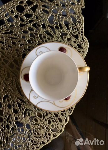 Чайная пара из костяного фарфора