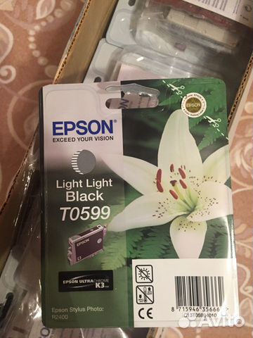 Картриджи запечатанные для Epson Stylus Photo R240