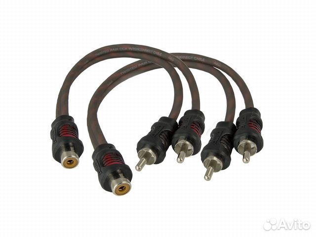 Aura Y-коннектор RCA 1 мама / 2 папы 0.2 метра