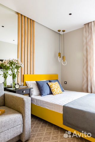 

Квартира-студия, 14 м², 2 кровати