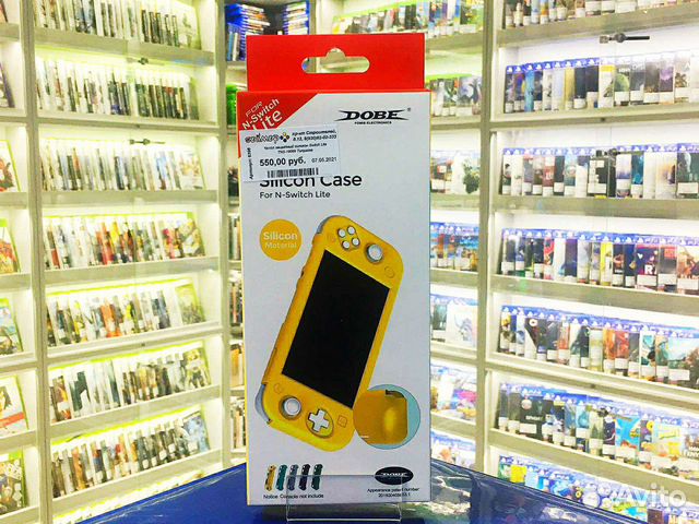 Силиконовый чехол Nintendo Switch Lite