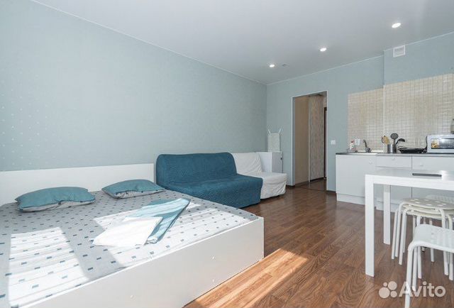 

Квартира-студия, 28 м², 3 кровати