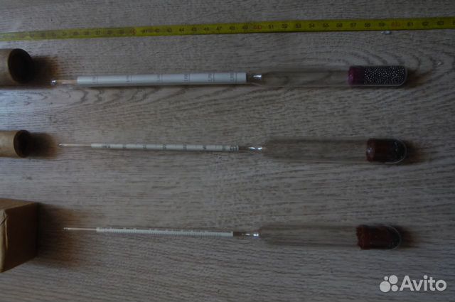 Ареометр Денситометр Спиртомер СССР 1943 год