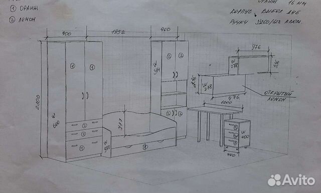 Детская модульная мебель