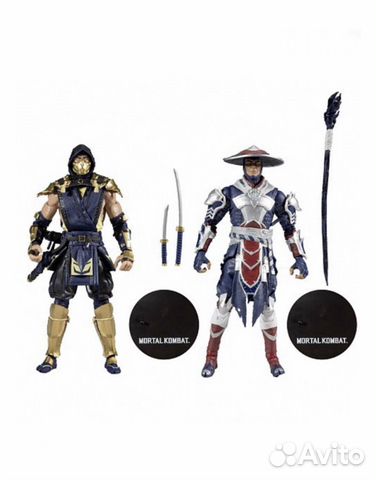 Фигурки Mortal Kombat Рейден и Скорпион