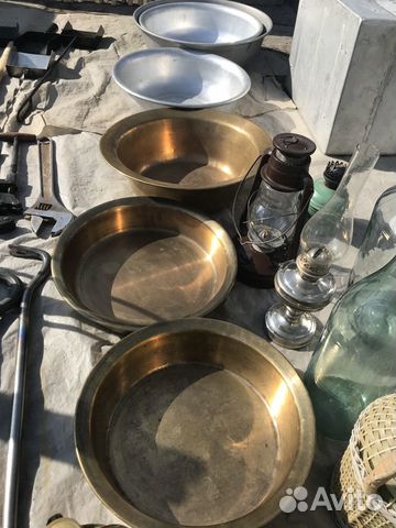 Латунный таз