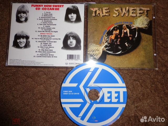 CD The Sweet 1971, 1974, 1974