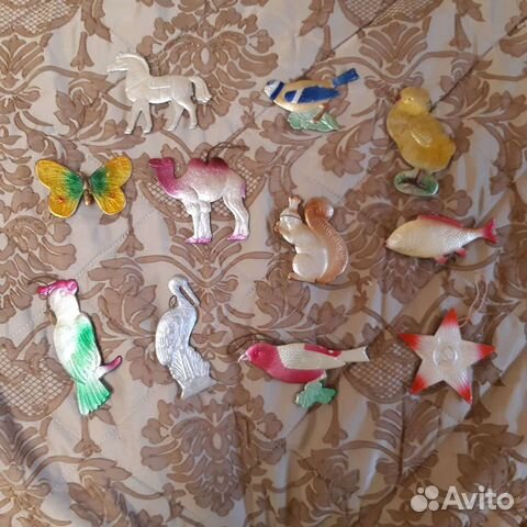 Картонаж СССР елочные украшения