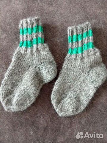 Носочки пуховые на 2 - 4 года
