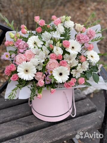 Цветы в коробке