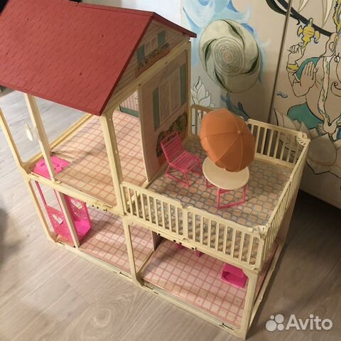 Дом для Барби с лифтом 1993 год винтаж