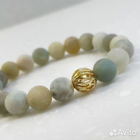 Браслет из натурального амазонита