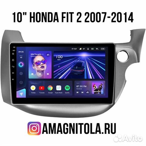 Магнитола на Honda Fit 2 2007-2014