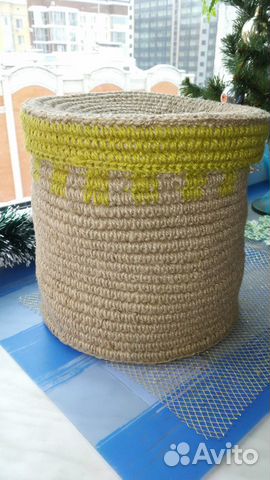 Корзины из джута