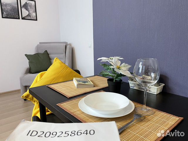 

Квартира-студия, 28 м², 2 кровати