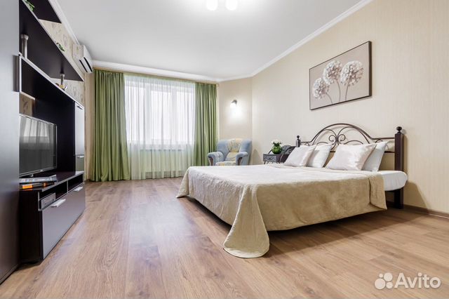 

1-к. квартира, 60 м², 2 кровати