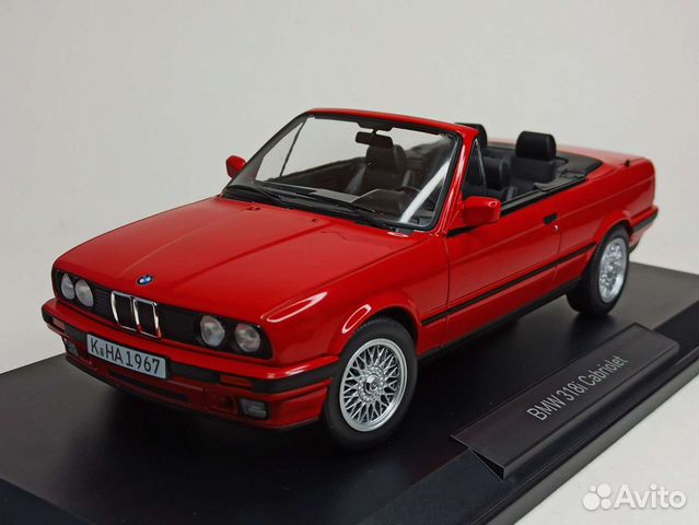 Bmw 318i E30 Cabrio 1991 Norev 1:18