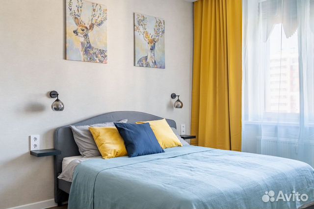 

1-к. квартира, 38,1 м², 2 кровати