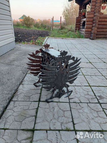 Мангал в виде герба России