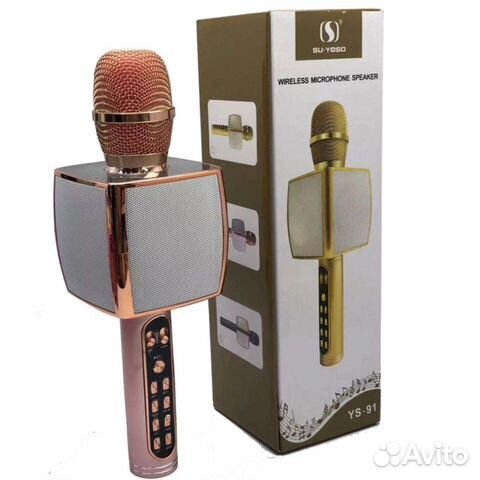 Караоке микрофон suyosd YS-91 Розовое золото