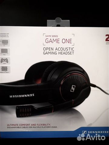 Гарнитура EPOS / Sennheiser Gaming Headset Game One, Stereo, 2x3.5 mm /  1x3.5mm, Closed-back, Black, PC/Mac/PS4 [1000236] купить, цена на Гарнитура  EPOS / Sennheiser Gaming Headset Game One, Stereo, 2x3.5 mm /
