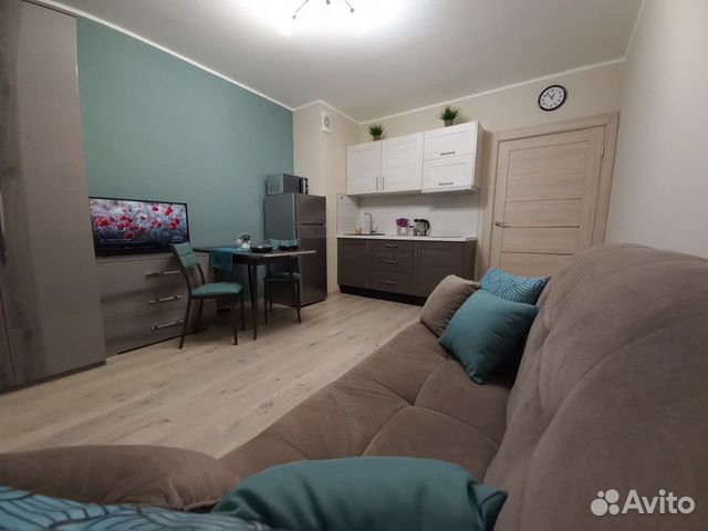 

Квартира-студия, 27 м², 2 кровати