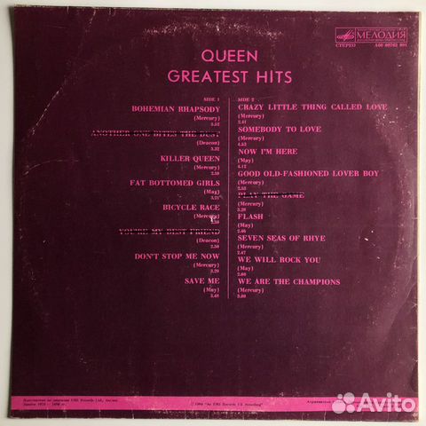 Queen greatest hits