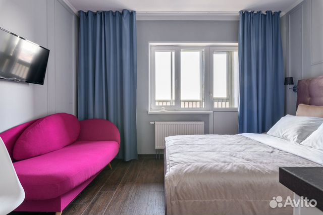 

Квартира-студия, 25 м², 2 кровати