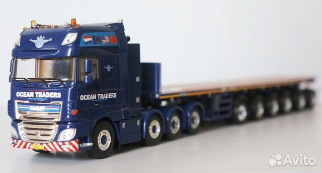1/50 DAF Ocean Trader трал тяжеловоз WSI раритет