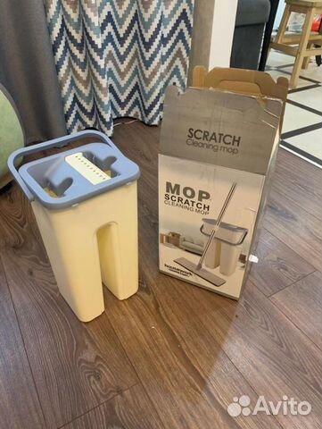 Оптом швабра с ведром и с отжимом + 2 насадки