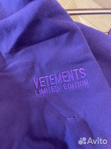 Худи Vetements оверсайз